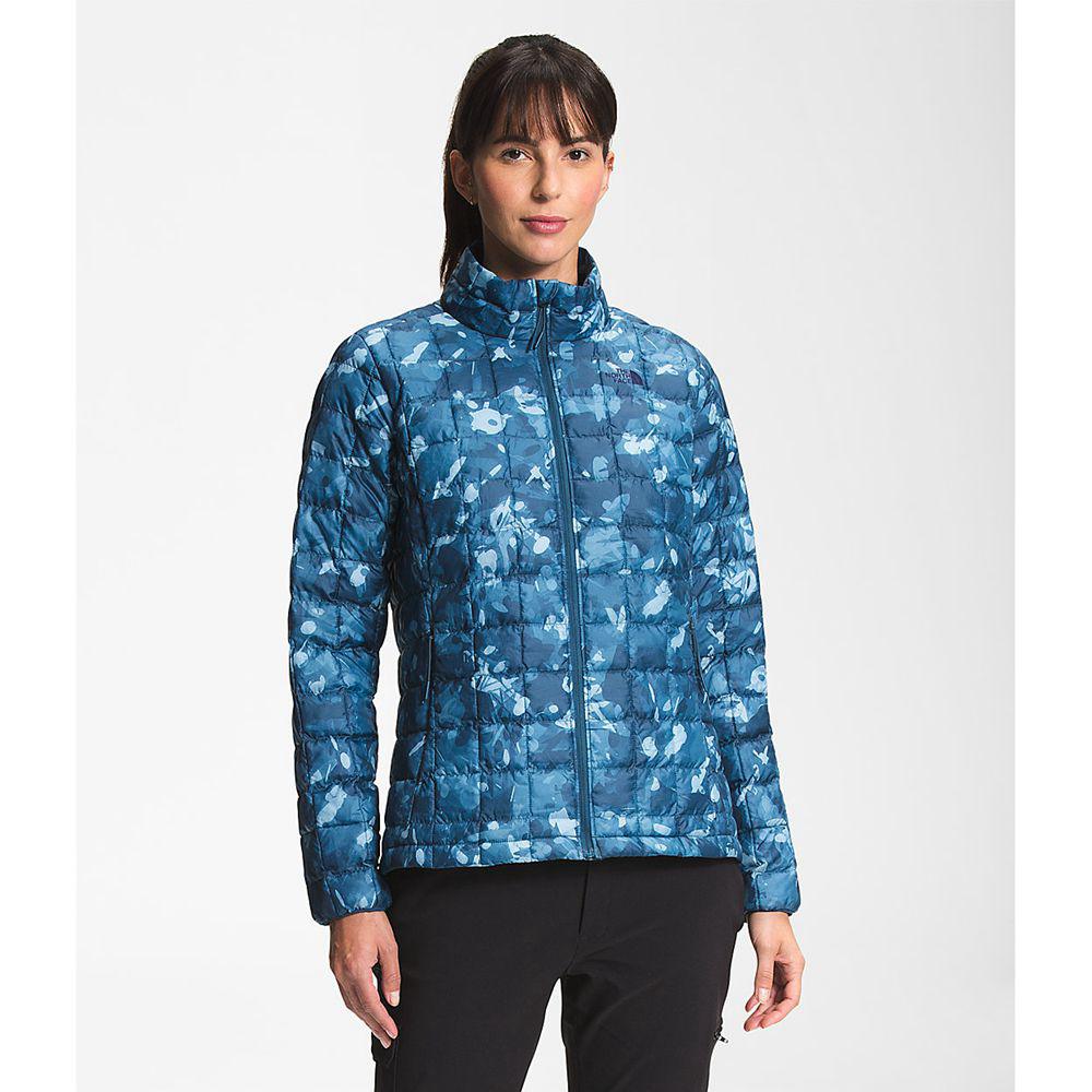 The North Face Printed Thermoball™ Eco 2.0 Γυναικεια Αδιάβροχα Μπουφάν - Μπλε (DLWF81275)